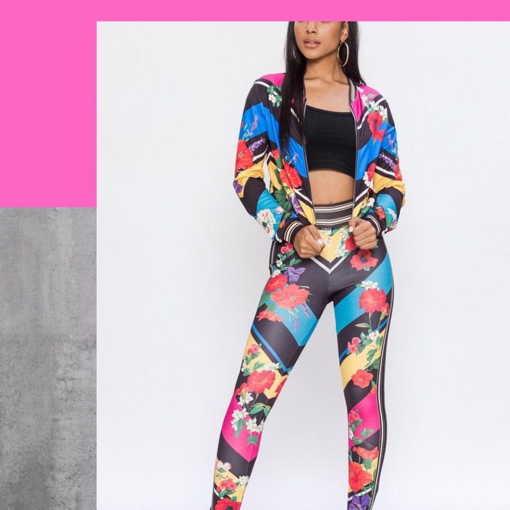 Host Pick🎉Striped Tracksuit Set